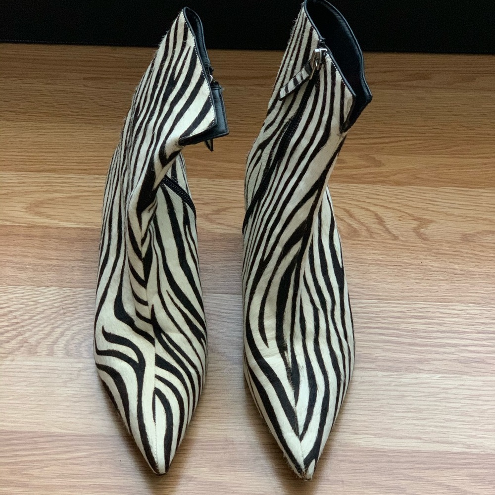 Topshop Zebra booties